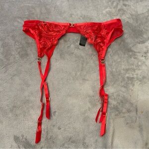New! Bluebella red lace garter 10808